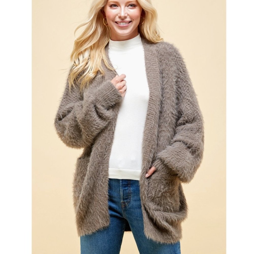 NWT - Pinch Eyelash Knit Cardigan